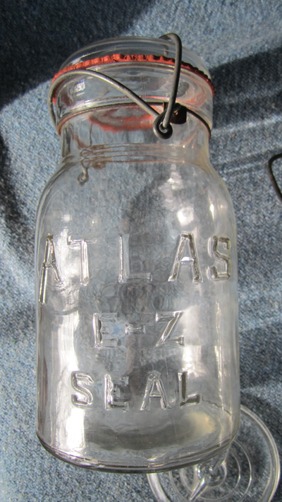8 Vintage Atlas E-Z Seal Canning/ Storage Jars., View more