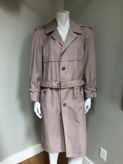 MENS  VINTAGE  TRENCH  COAT, View more