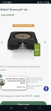 IRobot Braava jet m6 mop