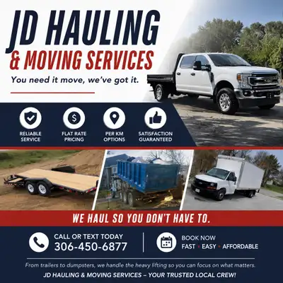 moving and hauling for sale , View more