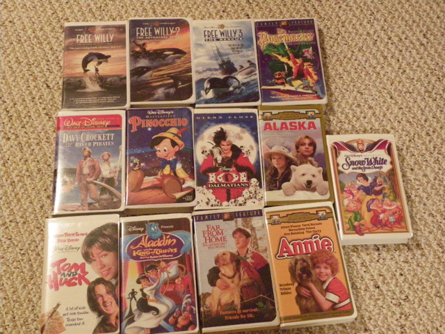 Assorted Cartoon/Disney VHS tapes 20.00 for all in CDs, DVDs & Blu-ray in Kamloops - Image 2
