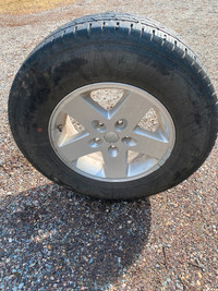 245/75/R17 General Tires on 5x5 Jeep Rims