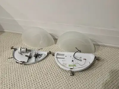 CANARM Wall Light Fixtures - Set of 2 (Brushed Pewter), View more