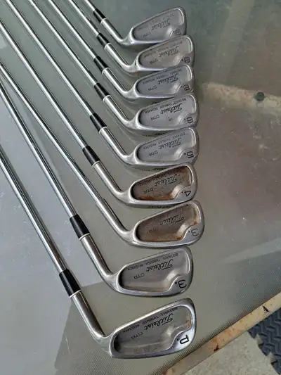 GOLF CLUBS Titleist DTR DYNAMIC GOLD #9,8,6,6,5,4,3,3,P, View more