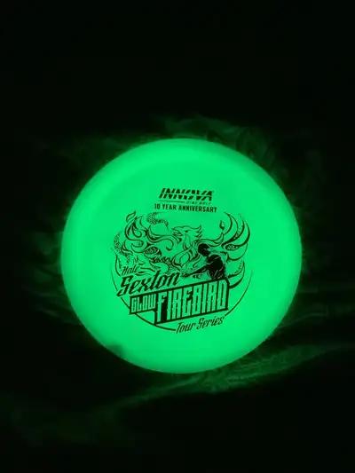 Disc Golf Disc - Innova Firebird Proton Glow - 10 yr, View more