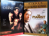 2 Great Movies "CASINO" & "The PIANIST"  2 Great Directors