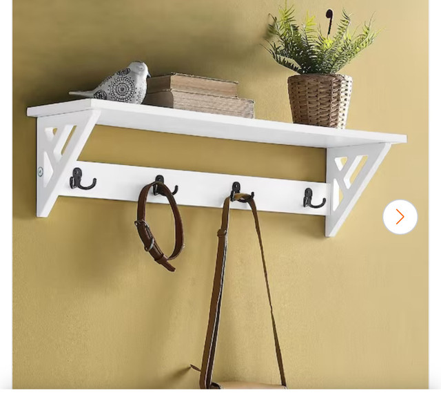 Bolton furniture 36"W Coat Hook with Shelf in Bookcases & Shelving Units in Sarnia