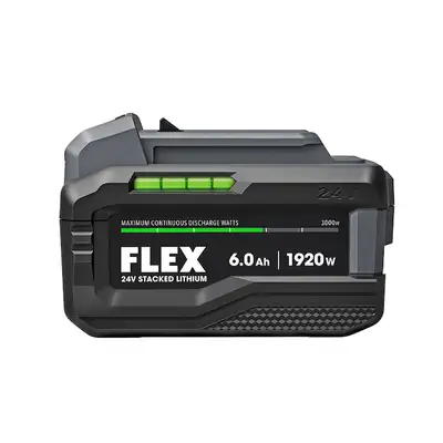 FLEX 24V 6.0 Ah Stacked Lithium-ion Battery for Power Tools, View more