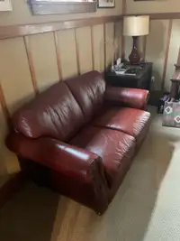 Elegant sofa & love-seat in good condition!
