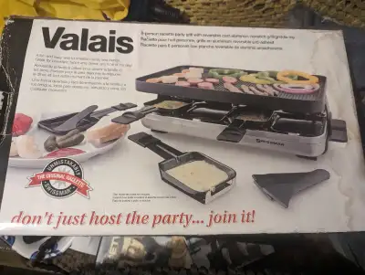 Valais  8 Person PartyGrill , Aluminium NEW, Never USED,!!¡, View more