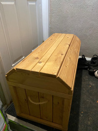REAL WOOD PINE CHEST 
