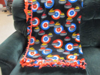 A perfect blanket for any curling fan