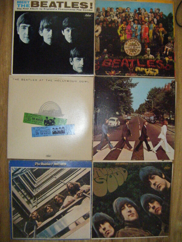 6 Beatles Records in Arts & Collectibles in Truro