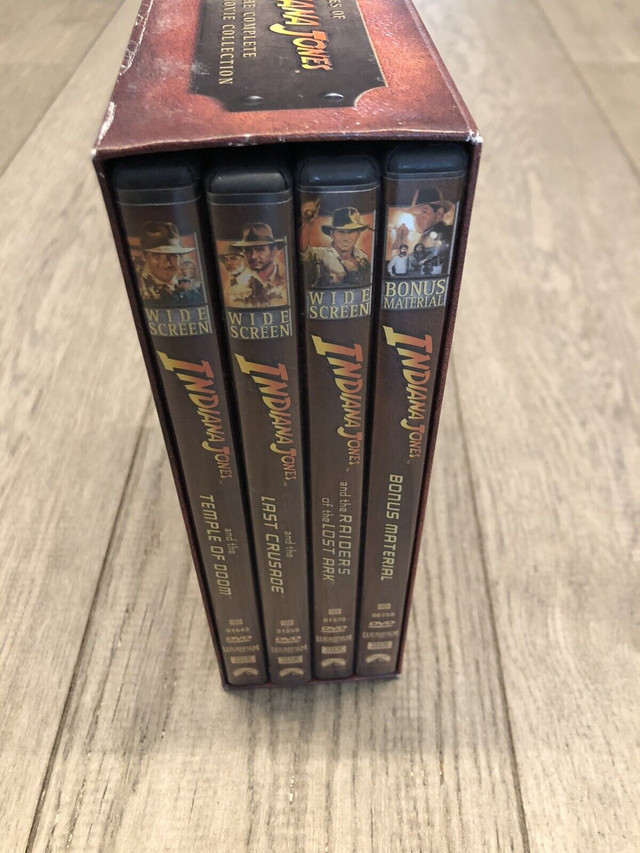 Indiana Jones DVDs box set in CDs, DVDs & Blu-ray in Mississauga / Peel Region - Image 2