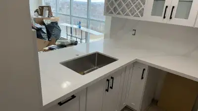 Kitchen Cabinetry and Quartz Countertops, View more
