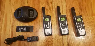 These three units work like new. Speakers still sound crisp and microphone carry's voice clearly. Wh...