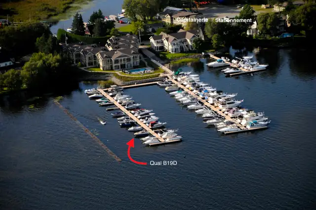 Private Dock on Lake Memphrémagog