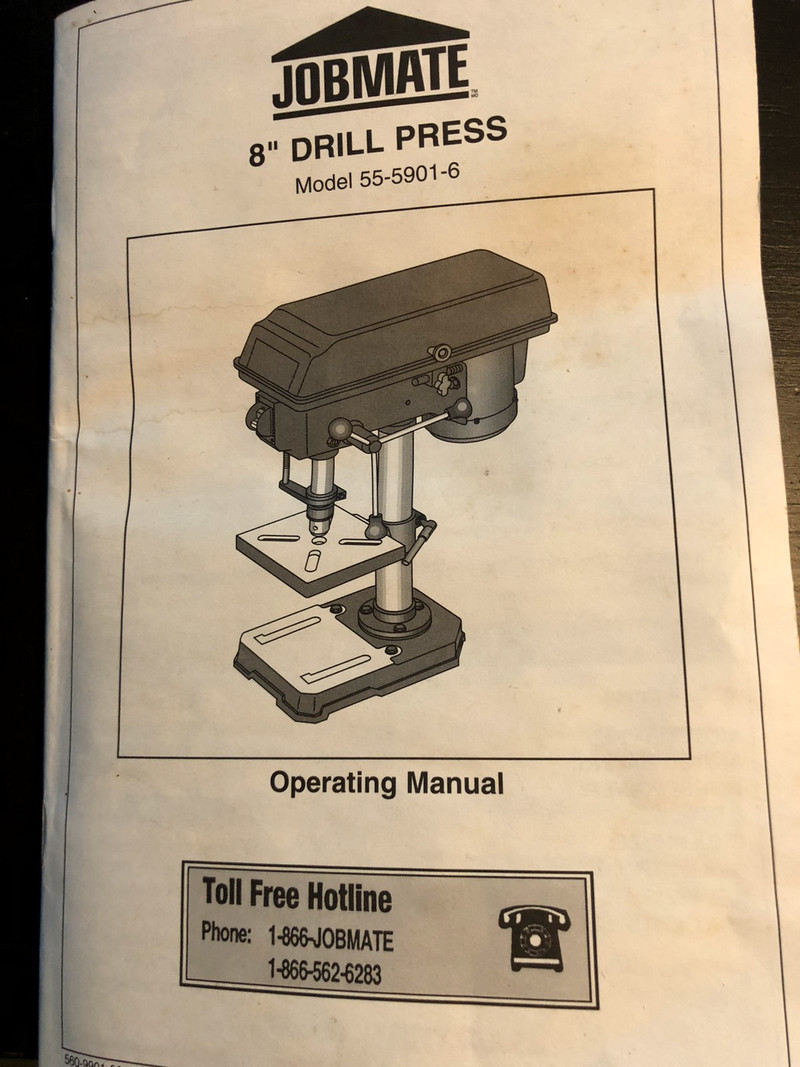 Jobmate 8” Drill Press for sale  