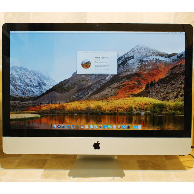Apple iMac A1311 AIO Computer 21.5" DVDRW 4GB RAM 500G i5 Webcam in Desktop Computers in Regina