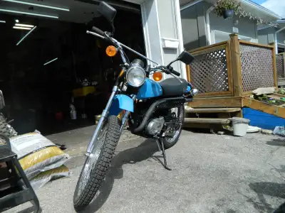 New crank and transmission bearings, Seals, Gaskets, Seat cover, Battery, Chain & sprockets, POR15 g...