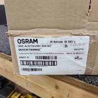 OSRAM10 Ballasts 10 SKU'Sthe: system solution RQHE 4x32T8/UNV IS