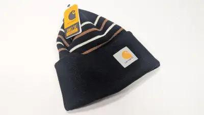 New! Carhartt Mens Knit Stripe Beanie Beanie Hat / Barrhaven, View more