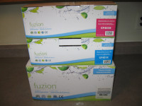 3 Fuzion Cartridges for $5 (CF401X,CF403X,DR-360)