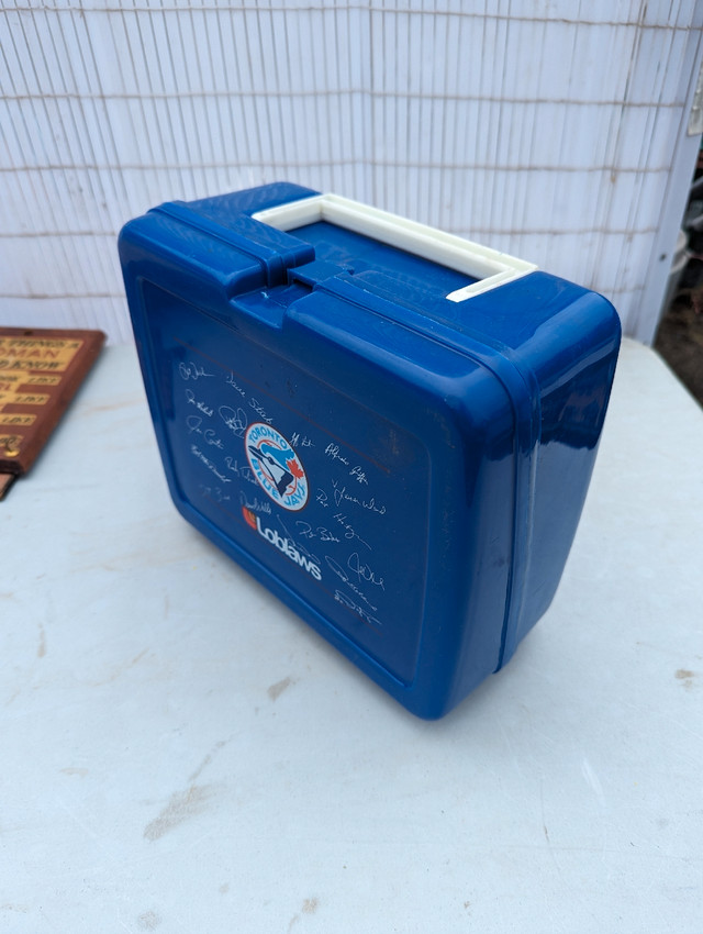 1990s Blue Jays lunch box in Arts & Collectibles in St. Catharines