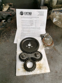 Timing gear pour gros bloc Chevrolet.