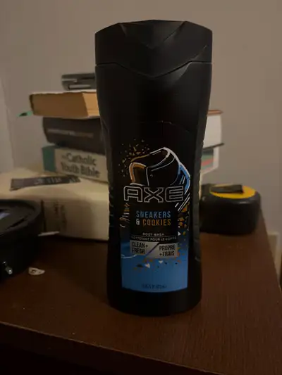 AXE sneakers and cookies  body wash, View more