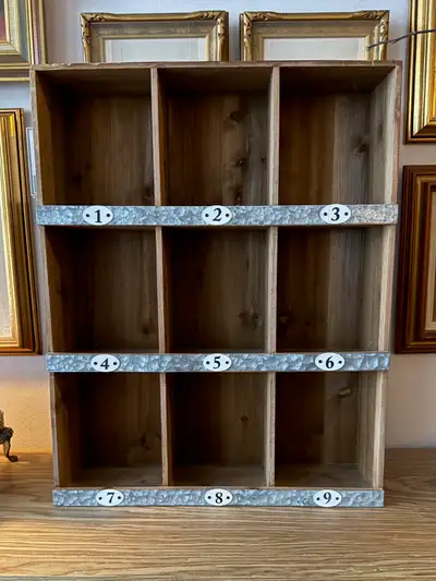 Wood Cubby Hole Shelves, View more