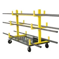 72” Heavy-duty Mobile Bar And Pipe Rack