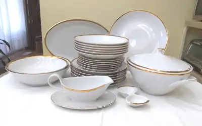 Bohemia porcelain dinner set, View more