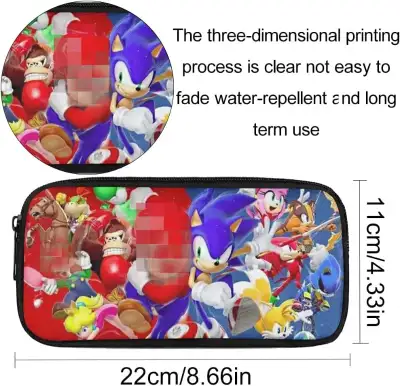 Super Mario / Sonic Portable Carrying Stationery Pen Holder Case, View more
