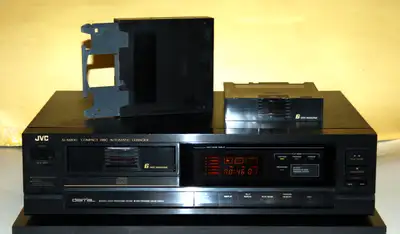 JVC CD Player, Changer Model XL-M300 With Extra Magazines., View more