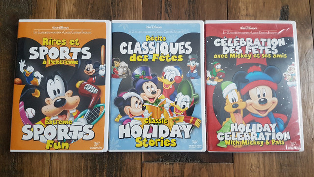 Disney - Sports, Classiques et Célébration des Fête (Mickey) dans CD, DVD et Blu-ray  à Longueuil/Rive Sud