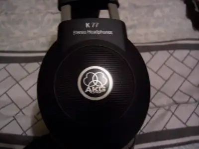 AKG pro audio K77 channel studio headphones, View more