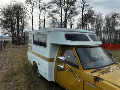 Rare 1970’s Toyota Chinook Powered by a 20R 4 cyclinder and automatic transmission. Not currently ru...