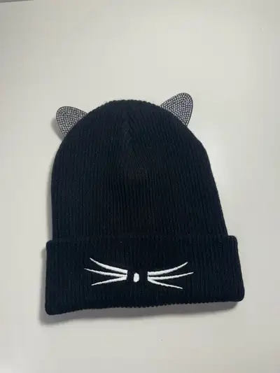 Black Cat Beanie, View more