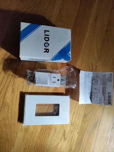 New Lider Decora Switch and Receptacle Combination for sale., View more