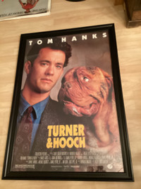 Collectable Original 27x40” poster from the movie TURNER & HOOCH