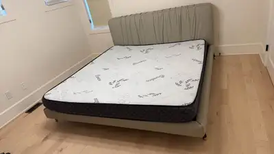 RV King Size Leather Bed + Mattress – Like New, View more