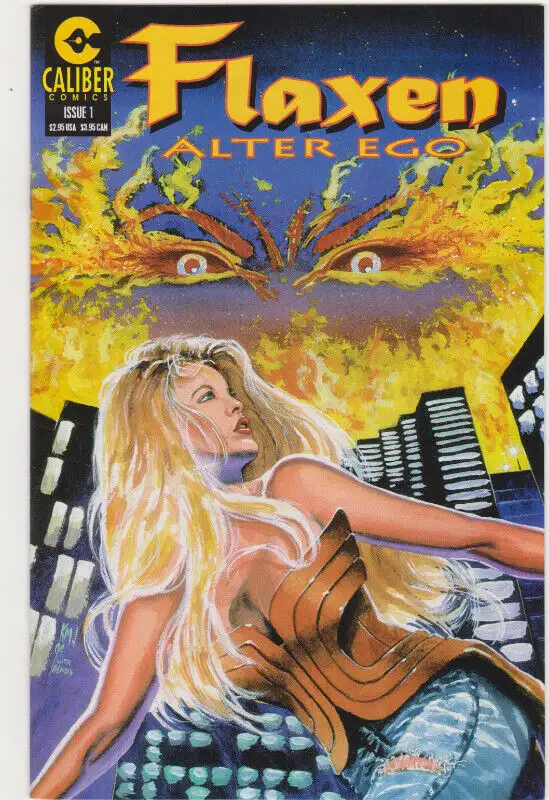 Caliber Comics - Flaxen: Alter Ego - 1995 one-shot comic. in Comics & Graphic Novels in Peterborough - Image 2