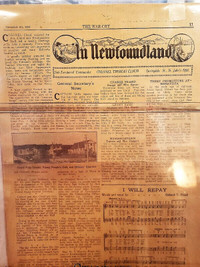 The War Cry in Newfoundland 1924 Paper