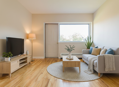Walk to local dining and parks within minutes. This fully updated layout offers separate kitchen spa...