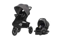 Evenflo Folio3 Travel W/ LiteMax 35 Infant Car Seat and Stroller