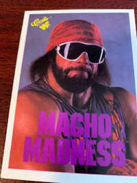 Macho Man King Randy Savage 1990 Classic WWF Card #60 WWE