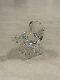 Swarovski Crystal Figurine “Baby Carriage” #7473 000 005