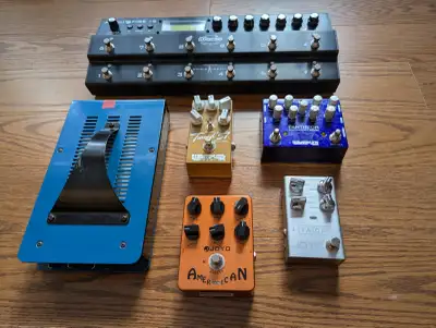 Wampler Tweed '57 (Tweed/Bassman emulator) $200 Wampler Pantheon Deluxe Dual (Bluesbreaker circuits)...