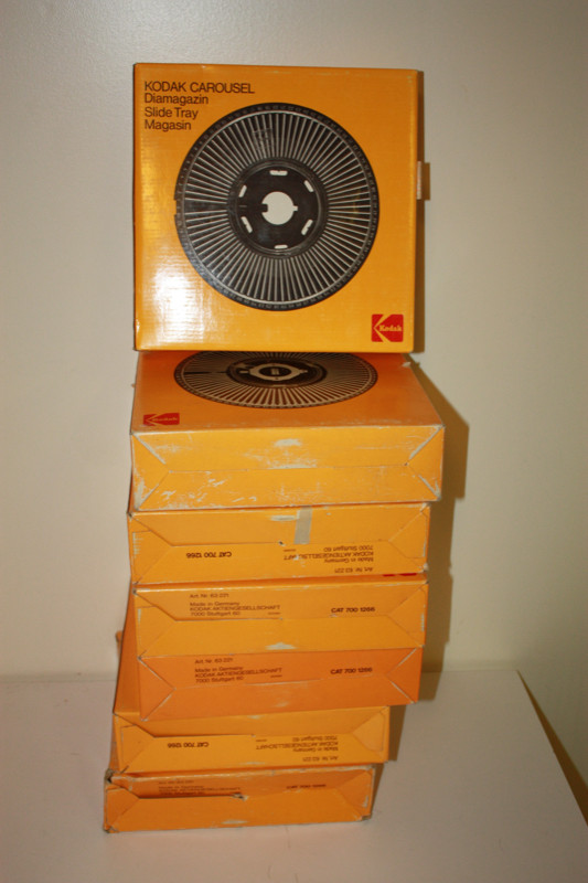 Slide projector Carousels, Kodak slide projector lens. in Cameras & Camcorders in Edmonton - Image 2